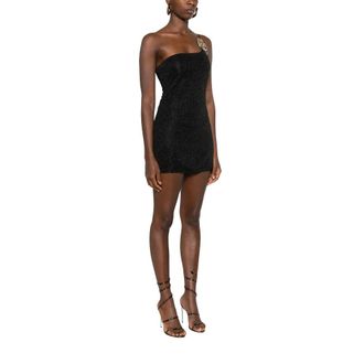 Os&eacute;ree Mdf268 Lurex Dress - female - Oseree - Party Dresses - Black - M - Dresses