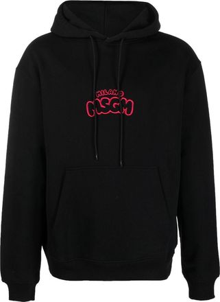 【送料&関税込】MSGM Tonal Logo Black Hoodie MSGM Hoodie - black - Zalando.co.uk