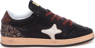 Ama brand Sun Sneakers - Dames - Sneakers - Zwart - 39 EU - Leer - Schoenen