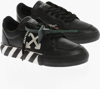 Off-white Low-Top Hammered Leather Sneakers size 35