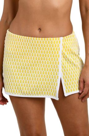 La Blanca Prep Skirted Bikini Bottoms in Soleil at Nordstrom, Size 12