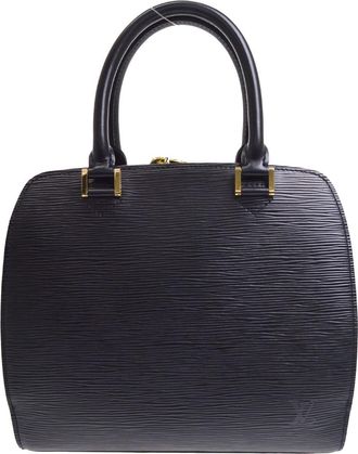Louis Vuitton Pont Neuf Epi Leather Black Leather Handbag (Pre-Owned)