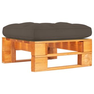 vidaXL Otomana De Jard&iacute;n De Palets Madera Pino Impregnada Marr&oacute;n Miel Vidaxl