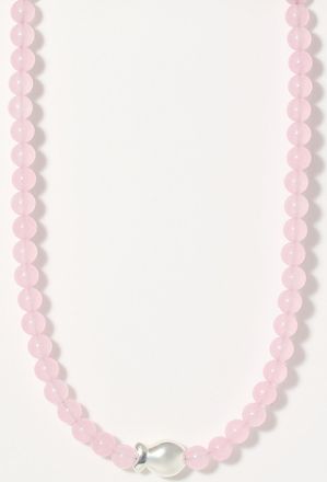 Clio Blue Womens Fish pink bead necklace