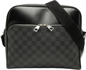 Louis Vuitton Pre-owned Dayton Reporter MM - Heren - Vintage Schoudertas - Zwart - ONE Size - Vintage