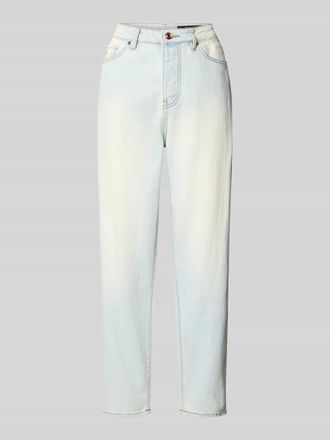 A|X Armani Exchange Mom Fit Jeans mit 5-Pocket-Design in Hellblau, Gr&ouml;&szlig;e 26