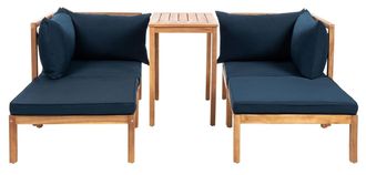 Safavieh Ronson 5 Piece Sectional Outdoor Set (Indoor / Outdoor)