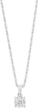 Effy Diamond Pendant Necklace in White at Nordstrom Rack, Size 18