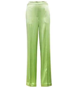 Joseph Tova straight silk satin pants