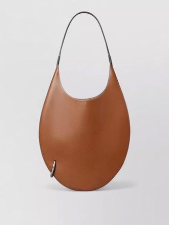 Tory Burch pierced nappa calfskin curved shoulder bag