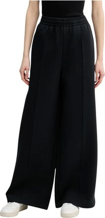 Lacoste Pantalones de ch&aacute;ndal de algod&oacute;n - Trousers - Mujer - Negro - L