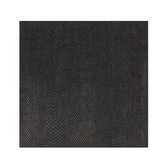 Posh Trading Company Set of Two Placemats - Faux Boa Charcoal in Dark Grey