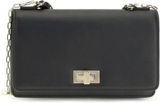 Fendi Peekaboo Wallet On Chain - Dames - Tassen - Zwart - Maat: ONE Size Leer