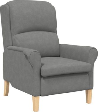 vidaXL Sillón Gris oscuro 76 x 94 x 102 cm Microfibra Vidaxl