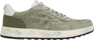Premiata Green Nous 8290 Perforated Sneakers