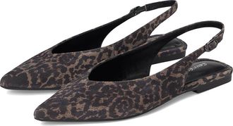 Calvin Klein Galiana Womens Shoes Dark Natural Leopard Suede : 6.5 M, Leather