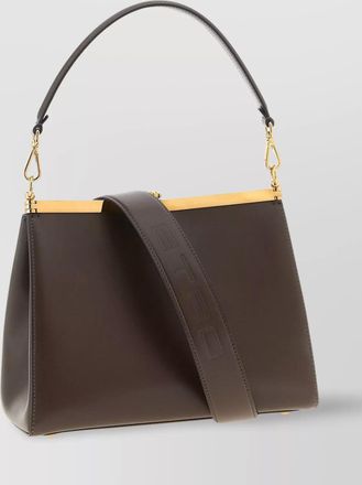 Etro vela medium leather shoulder bag
