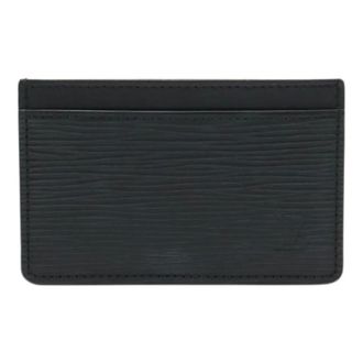 Louis Vuitton Pre-owned Wallets, unisex, Black, Size: ONE SIZE Pre-owned Epi Business Card Case
