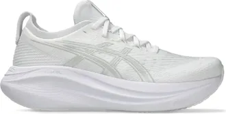 Asics Mens GEL-Nimbus 27 Road-Running Shoes White 10.5
