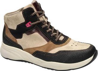 Durea High Sneaker - Dames - Veterlaarzen - Beige - 37 1/2 EU - Su&egrave;de - Schoenen