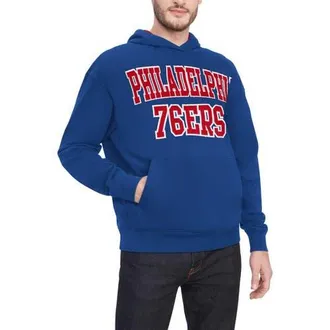 Tommy Jeans Mens Tommy Jeans Royal Philadelphia 76ers Greyson Pullover Hoodie at Nordstrom, Size Xx-Large