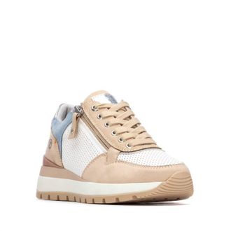 Xti Womens 17512603 Refresh Sneaker In Beige