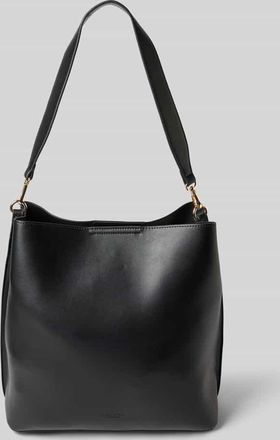 Seidenfelt Manufaktur Handtasche mit Schulterriemen Modell ALUNDA HOBO in Black, Größe 1