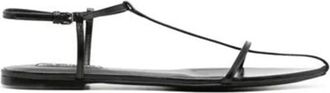 Jil Sander Stijlvolle Zomer Sandalen voor Vrouwen - Dames - Sandalen - Zwart - 35 EU - Schoenen