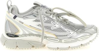 Off-white Grey Color Block Sneakers