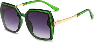 Generic Square Fashion Large Frame Sunglasses Men and For Women Outdoor Vacation (Color : I, Size : Medium) 2026