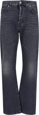 Haikure Black Blake Mid-Rise Straight Denim Jeans