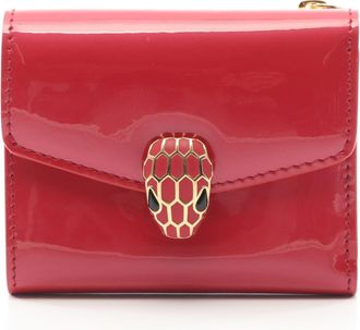 Bulgari Pink Leather Wallet (Bi-Fold) (Pre-Owned)