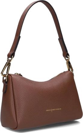 Smaak Tassen, Dames, Bruin, ONE Size, Leer, Dames Handtassen Jack