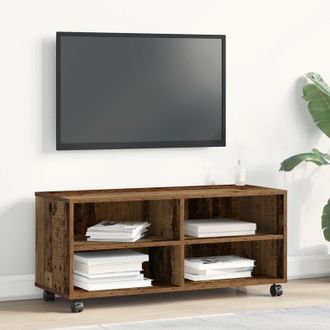 vidaXL Vidaxl - Mobile tv Marrone 90 x 35 x 35 cm Legno multistrato