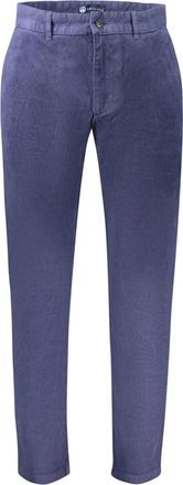 North Sails Slim-fit Velvet Broek - Heren - Slim Fit Broeken - Blauw - W33 - Katoen - Broeken