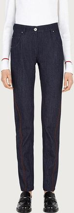 Ferragamo Five-Pocket Denim Trousers - Navy