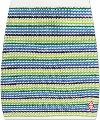 Casablanca Stripe Mini Rok - Dames - Korte rokken - Groen - M - Katoen - Rokken