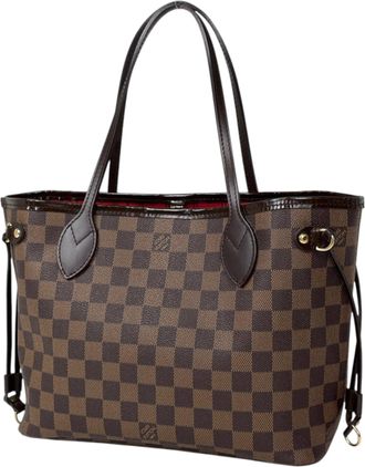 Louis Vuitton Brown Damier Canvas Handbag Tote Bag (Pre-Owned)