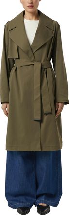 Comma Trenchcoat COMMA, Damen, Gr. XL (42), sea turtle, Web, Obermaterial: 100% Polyester. Futter: 55% Polyester, 45% Viskose, unifarben, normal 3/4-L&auml;nge, 
