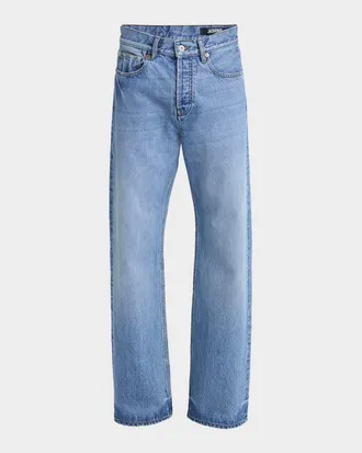 Jacquemus Men & apos;s Stonewashed Denim Straight-Leg Jeans
