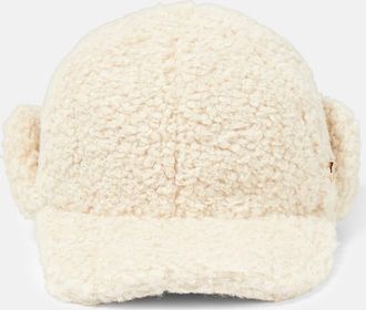 Stella McCartney Faux shearling baseball cap