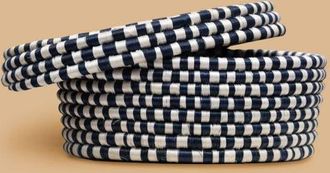 Indego Africa Lidded Storage Boxes - Set of 2 in Navy at Nordstrom