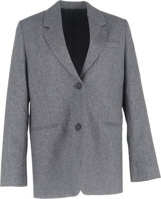 Toteme single-breasted blazer in grijze wol