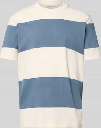 Marc O'Polo Denim Marc OPolo Denim Relaxed Fit T-Shirt aus reiner Baumwolle in Hellblau, Gr&ouml;&szlig;e XXL