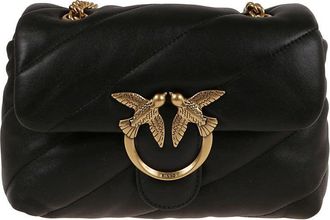 Pinko Love Puff Calfskin Shoulder Bag