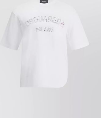 Dsquared2 cotton loose-fit printed t-shirt
