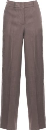PESERICO Brown Bright Light Point Pants