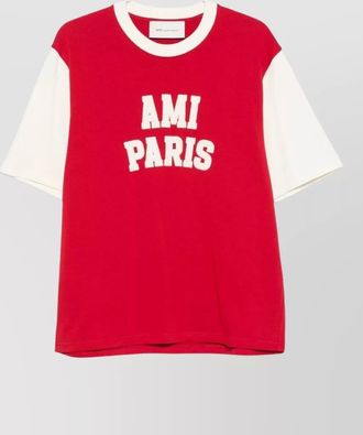Ami logo cotton t-shirt