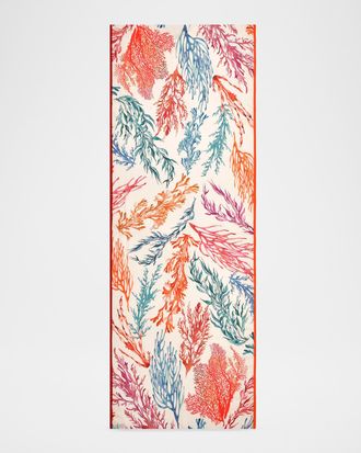 Janavi India Coral Canopy Wool Scarf