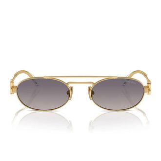 Miu Miu Sunglasses Mu54 Zs 5 Ak30 C Gold/Mirror Grey Women